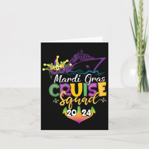 Carte Équipe de croisière Mardi Gras