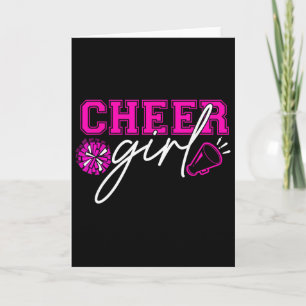 Carte Équipe de danse de bord de terrain Cheer Girl Supp