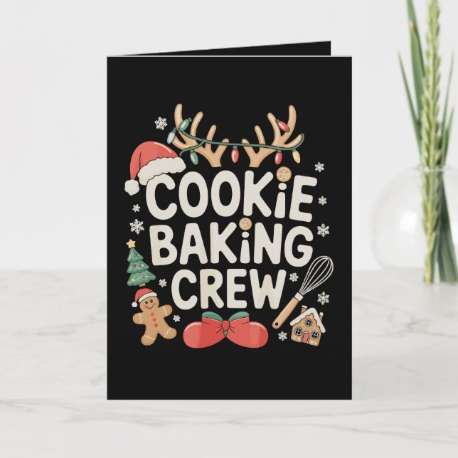 Carte Équipe de fabrication de biscuits Renne Cerfs Bisc (Devant)