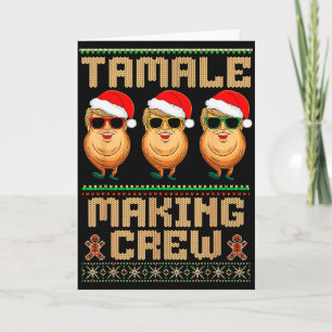 Carte Équipe de fabrication de tamales Saison des tamale