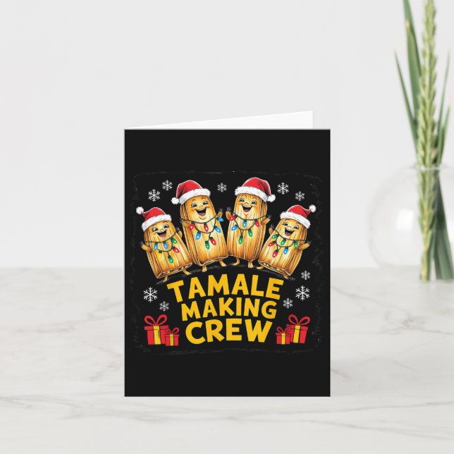Carte Équipe de fabrication de tamales Saison des tamale (Devant)