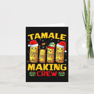 Carte Équipe de fabrication de tamales Saison des tamale