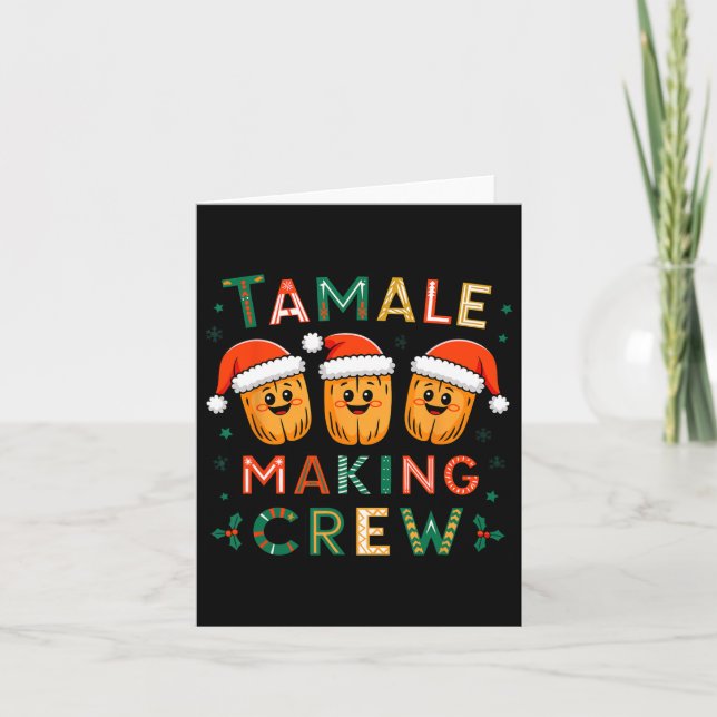 Carte Équipe de fabrication de Tamales Saison des Tamale (Devant)