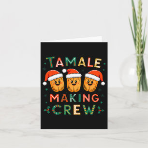 Carte Équipe de fabrication de Tamales Saison des Tamale