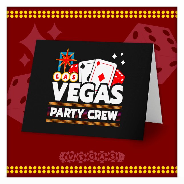 Carte Équipe de fête de Las Vegas Équipe de soirée à Las (Créateur téléchargé)