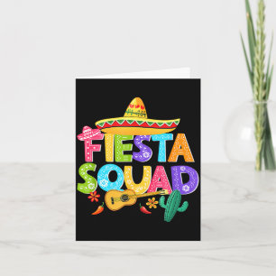 Carte Équipe de fiesta cinq de mayo famille mexicaine ap