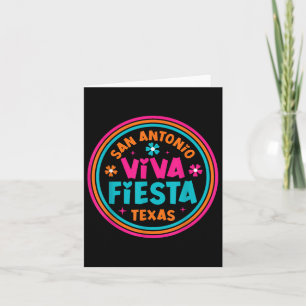 Carte Équipe de Fiesta San Antonio Texas Cinco De Mayo L
