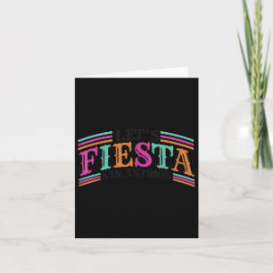 Carte Équipe de Fiesta San Antonio Texas Cinco De Mayo L