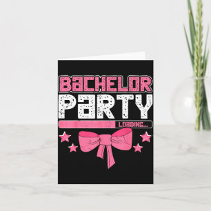 Carte Équipe de garçon de bachelor ami du marié mariage
