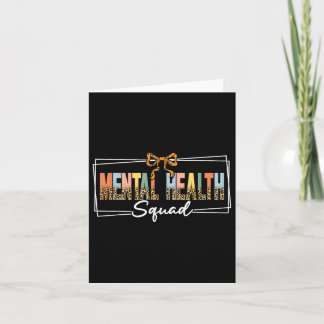 Carte Équipe de la santé mentale Leopard Bow Awar en san
