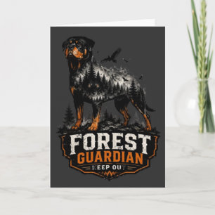Carte Équipe de nuit Berger allemand Halloween gothique 