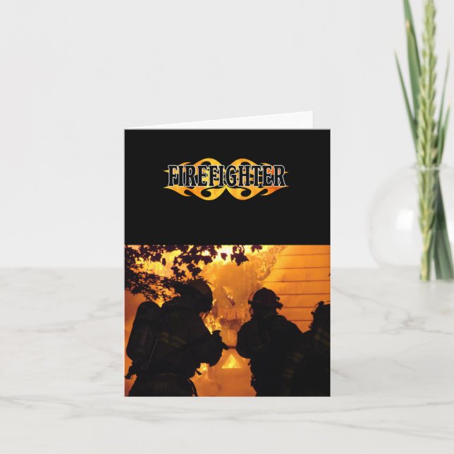 Carte Équipe de pompiers (Devant)