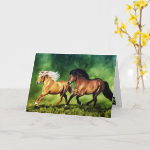Carte Équipe de rêve - Chevaux islandais