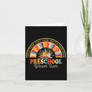 Carte Équipe De Rêve Préscolaire Super Rétro Ck To Schoo