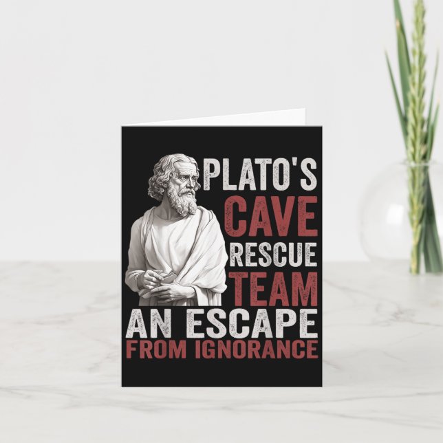 Carte Équipe de Secourt de la grotte Platos - Philosophi (Devant)