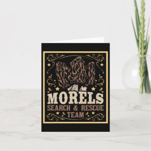 Carte Équipe de Secourt de recherche Morel - Champignons