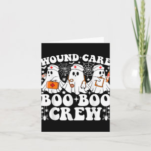 Carte Équipe de soins des plaies Boo Boo infirmière drôl