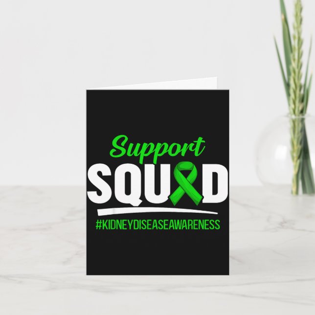 Carte Équipe de soutien pour la sensibilisation à la mal (Devant)
