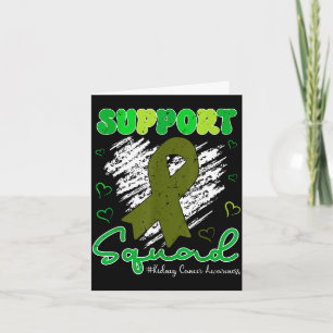 Carte Équipe de soutien ruban vert pkd maladie rénale
