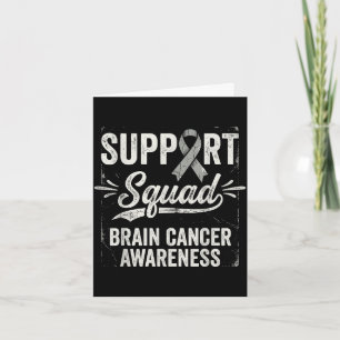 Carte Équipe de soutien Tumeur au cerveau sensibilisatio