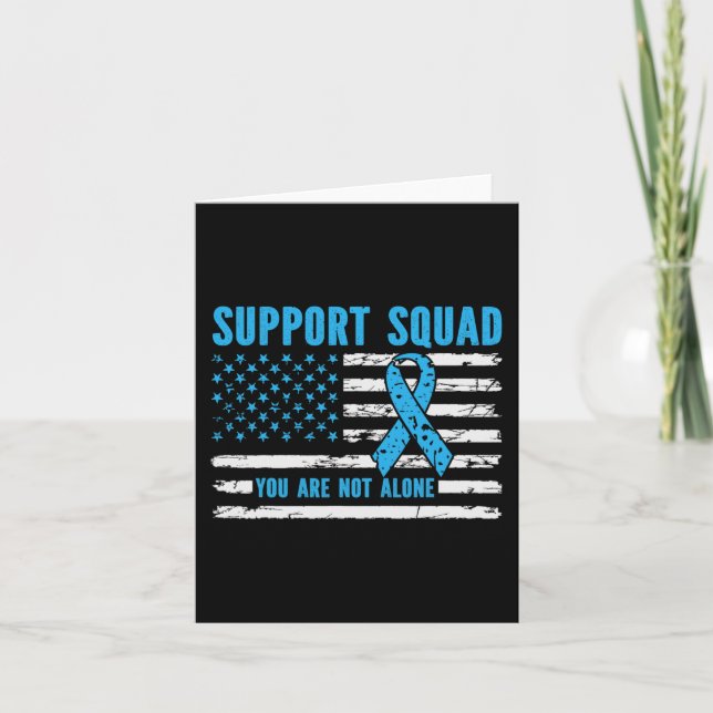 Carte Équipe de soutien Vous n'êtes pas seul (Devant)