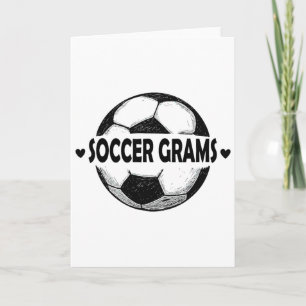 Carte Équipe de sport de joueur de football Grams