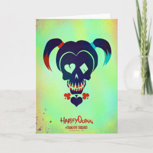 Carte Équipe de suicide   Harley Quinn Head Icon