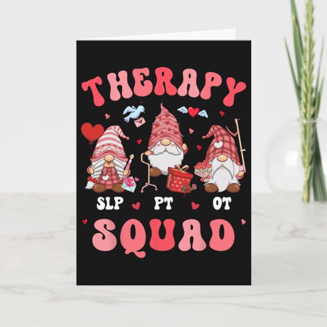 Carte Équipe de thérapie Saint-Valentin Ot Slp Pt Discou (Devant)