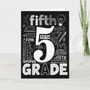 Carte Équipe de typographie 5e année Enseignant de cinqu