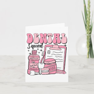 Carte Équipe Dentaire Rétro Saint-Valentin Équipe Dentai