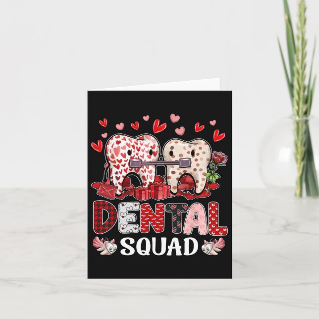 Carte Équipe dentaire Saint-Valentin Denstist Dentaire I (Devant)