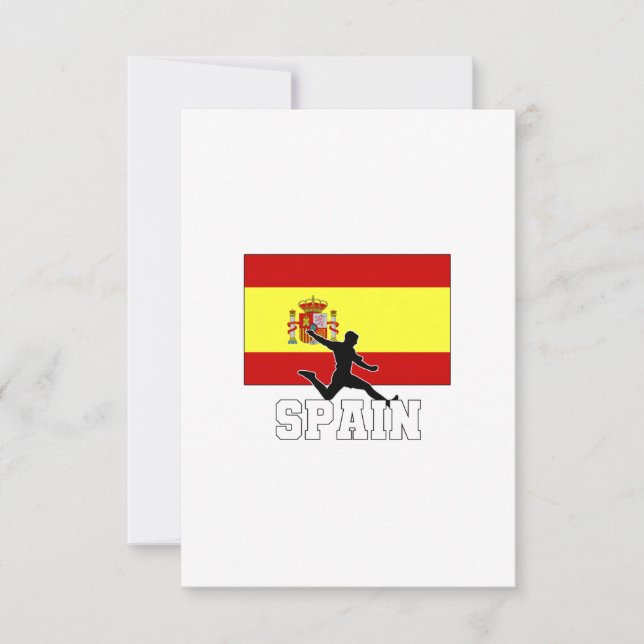 Carte Équipe d'Espagne de football (Devant)