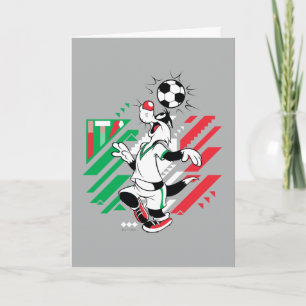 Carte Équipe d'Italie de football Graphique SYLVESTER™
