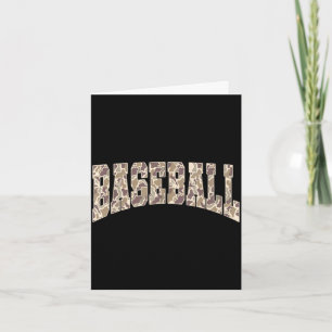 Carte Équipe drôle de saison de baseball de jour de matc
