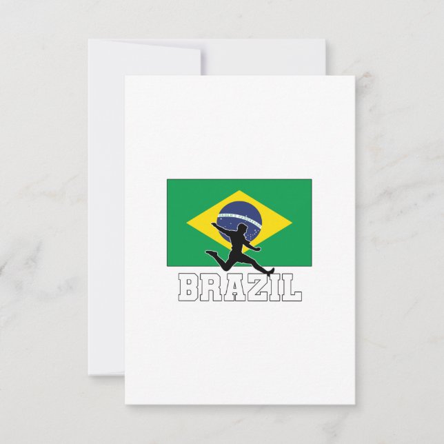 Carte Équipe du Brésil de football (Devant)