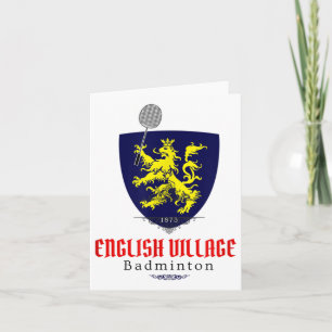 Carte Équipe du village anglais de Badminton Mountain Br