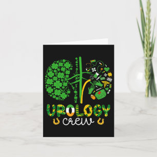 Carte Équipe d'urologie drôle de la Saint-Patrick Shamro