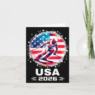 Carte Équipe États-Unis 2026 maillot de ski pour hommes 