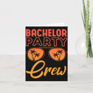Carte Équipe EVJF Meilleurs Amis Fête de Mariage