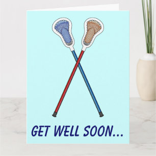 Carte Équipe Get Well Équipe Lacrosse
