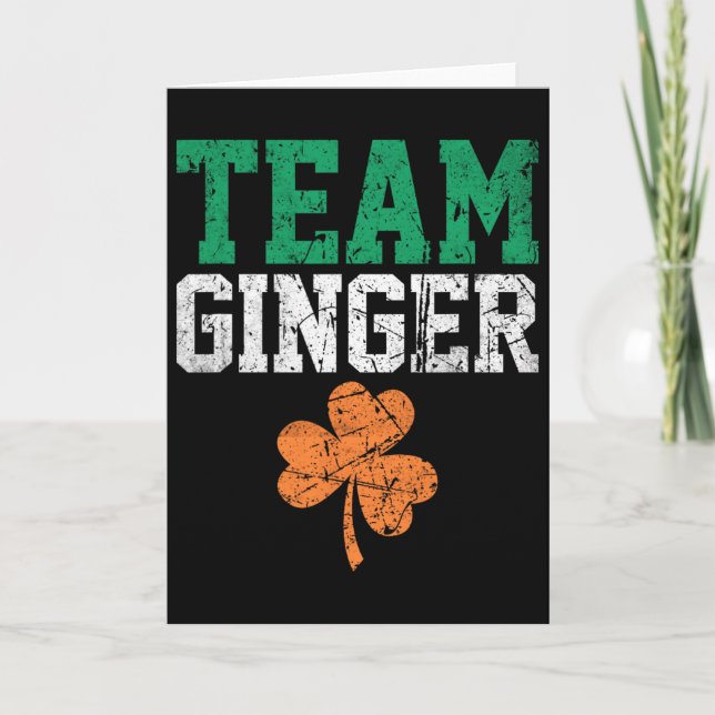Carte Équipe Ginger  (Devant)