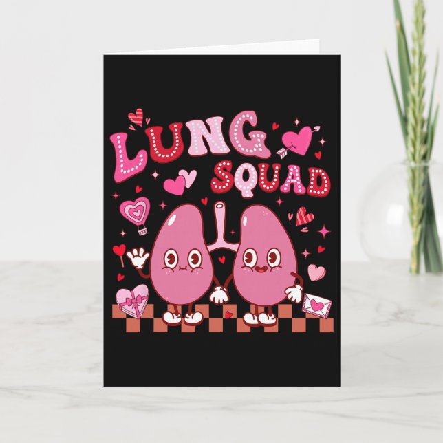 Carte Équipe Groovy Lung Respiratory Therapist Saint-Val (Devant)