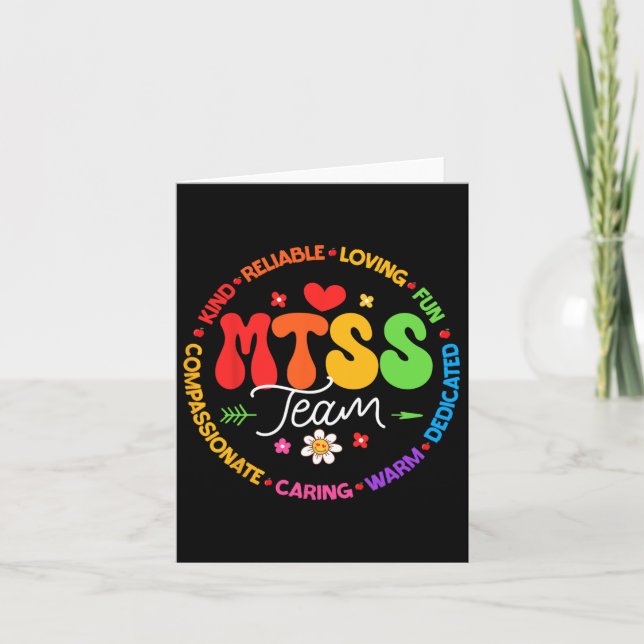 Carte Équipe Groovy Mtss Coach Conseiller d'orientation  (Devant)