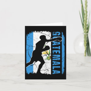 Carte Équipe guatémaltèque de boxe Guatémaltèque Drapeau