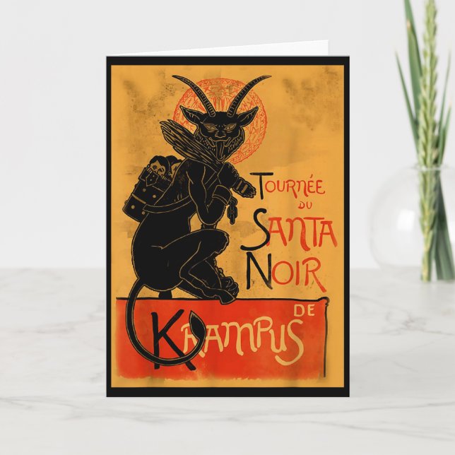 Carte Équipe Krampus _ Équipe de Noël de Krampus _ Joyeu (Devant)