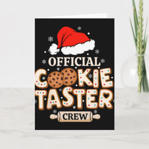 Carte Équipe officielle de dégustateurs de cookies, roi