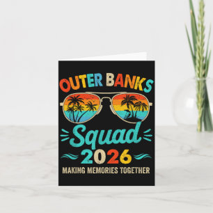 Carte Équipe Outer Banks 2026 Vacances Amis Famille
