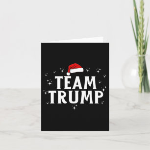 Carte Équipe Trump Trump Squad Funny Noël Trump