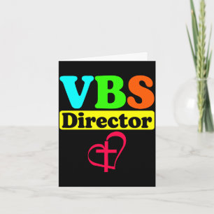Carte Équipe VBS hommes groupe de vacances biblique écol