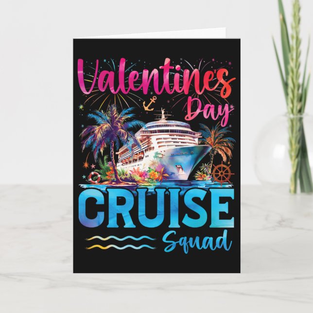 Carte Équipée de croisière de la Saint-Valentin 2026 Vac (Devant)